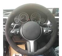 Accessoires Automobiles Style Housse De Volant De Voiture en Cuir Noir pour F87 2 F80 3 F82 4 5 F12 F13 6 F85 X5 F86 F33 X6 F30(Style 1)