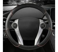 Accessoires Automobiles Style Housse De Volant en Cuir Microfibre pour Toyota pour Prius 30 Et 20 VC, Accessoires pour Prime Auto(Coffee)