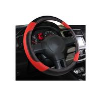 Accessoires Automobiles Universels Couvre-Volant en Cuir PU 37-38CM Couvre-Roues De Voiture Anti-dérapant Respirant Style De Voiture HCPAVEXT(Red)