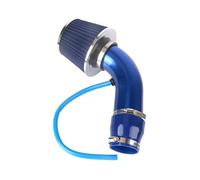 Accessoires Automobiles Universels Pour Camion Filtre À Air Voiture Avec Tube Tuyau Système D'admission D'air Kit Turbo Aluminium 76mm/3 Pouces Tuyau D'admission d'air(Bleu)