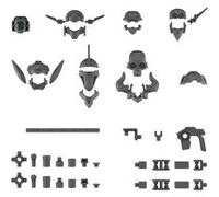 Bandai 30 mm 1/144 options pièces set 7