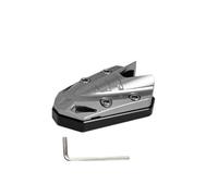 Accessoires Béquille Latérale Plaque Support De Repose-Pieds Moto Cadre Latéral en Aluminium Élargi Et Épais Siège pour Gingira 500/450 pour Napoléon/Drapeau Noir 500