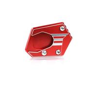 Accessoires Béquille Pied Béquille Latérale Pour HONDA CB150R CBR250R CB300F CB300R CBR300R CB300F CB400 Moto Agrandir Plaque De Support De Coussin D'extension(Rouge)