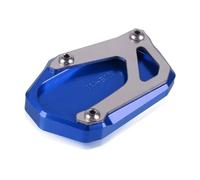 Accessoires Béquille Pied Béquille Latérale Pour Suzuki V-strom 250 1000 1050 VSTROM V Strom 1050XT 1000XT Moto Agrandir Plaque De Support De Coussin D'extension(Bleu)