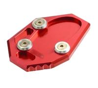Accessoires Béquille Pied Béquille Latérale Pour Yamaha FZ6 FZ6R FZ6-S2 ABS 2004 2005 2006 2007 2008 2009 Moto Agrandir Plaque De Support De Coussin D'extension(Rouge)