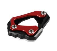 Accessoires Béquille Pied Béquille Latérale Pour Yamaha MT-10 MT10 FZ-10 FZ10 YZF R1 R1M 2016-2021 2022 2023 Moto Agrandir Plaque De Support De Coussin D'extension(Rouge)
