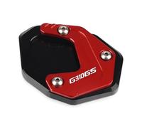 Accessoires Béquille Pied Support Latéral Pour G310GS 2019-2021 2020G 310 GS Moto Agrandir Plaque De Support De Coussin D'extension(Rouge)