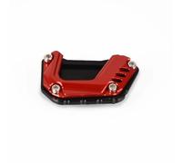 Accessoires Béquille Pied Support Latéral Pour Peugeot DJango 150 2021 2022 2023 Moto Agrandir Plaque De Support De Coussin D'extension(Rouge)