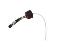 Polisport Bouchon et tuyau de remplissage Pro Octane pour moto – Argenté