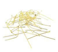 Accessoires Bijoux tiges Clous têtes Plates 40mm (200 pièces) Doré