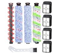 Accessoires Bissell CrossWave 3 en 1, 4 Brosses et 4 Filtres, 1866/1785 | Kit polyvalent pour sols, tapis, bois et poils d’animaux; pratique pour remplacer les pièces et garder un nettoyage efficace.