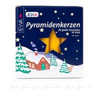 Accessoires Bougies de Pyramide Miel (18) B = X H=Environ 1,7 Cmx11,5 CM Neuf
