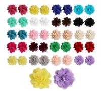 Accessoires bouquet de 40cm pour filles, enfants et adolescents, adapté au bricolage, petites fleurs ne viennent pas avec des pinces à cheveux, s'il vous plaît acheter si nécessaire