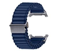Accessoires bracelet montre connectée - SAMSUNG - Galaxy Watch Ultra - Bleu - Acier - Nylon