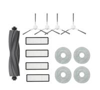 Accessoires Brosse Latérale Principale Filtre Vadrouille Tissu Pièces De Rechange De Robot, Compatibles for Dreame, Bot L10 Prime / L10s Pro / L10 Pro, Pièces D'aspirateur(11)