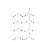 Accessoires Brosse Latérale Principale Filtre Vadrouille Tissu Pièces De Rechange De Robot, Compatibles for Dreame, Bot L10 Prime / L10s Pro / L10 Pro, Pièces D'aspirateur(2)