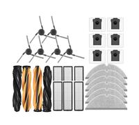 Accessoires Brosse Principale Filtres HEPA Tampons de vadrouille Sac à poussière Brosse latérale Compatible avec l'aspirateur Robot Dreame D20 Pro/D20 Pro Plus(4L)