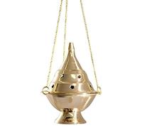 Accessoires - Brûleurs en Laiton à Suspendre/brûleur d'encens à Charbon - 11,4 cm de Haut