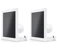 Accessoires certifiés Arlo, Panneau solaire, Résistant aux intempéries, Compatible uniquement avec Arlo Essential Outdoor 2 (+XL), Parfait pour garder vos caméras chargées 24/7, Blanc (Lot de 2)