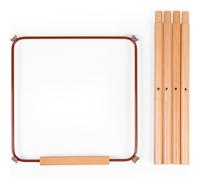 CHILDHOME - Kit de pieds long et repose pieds pour chaise haute Evolu - Terracotta