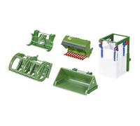 siku 3658 - Assortiment de 5 accessoires pour chargeur frontal, 1:32, Compatible avec tous les tracteurs siku avec chargeur frontal à échelle 1:32