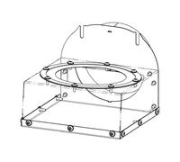 Accessoires cheminée Austroflamme - Dexter 2.0 adaptateur pour l'air AH complet