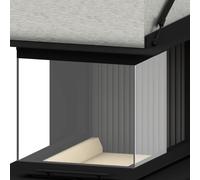 Accessoires cheminée Brunner - Revêtement de chambre de combustion en fonte pour BKH 5.0 Panorama 45-45-45-45