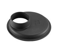 Accessoires cheminée Buderus - Dôme vertical, en fonte peinte en noir Ø 145 mm, excentrique