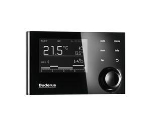 Accessoires cheminée Buderus - Unité de commande système RC310 noir