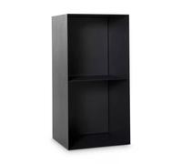 Accessoires cheminée - CB-tec - Étagère en bois noir, 40 x 80 cm
