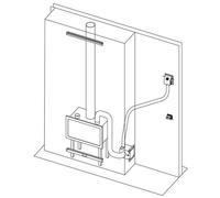 Accessoires cheminée Edilkamin - Kit diffuseur d'air, des outils pour l'air canalisé inclus KIT AIR DIFFUSER