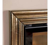 Accessoires cheminée La Nordica - Cadre - Cornice Maiolica Oro Craquelé 80