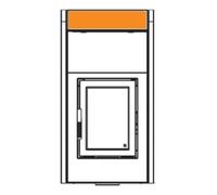 Accessoires cheminée Leda - Barre d'extension 480 x 100 mm pour la prolongation (hauteur), fonte