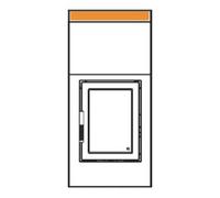 Accessoires cheminée Leda - Barre d'extension 480 x 60 mm pour la prolongation (hauteur), fonte