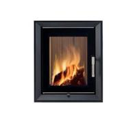 Accessoires cheminée Leda - Cadre d'installation profond, profondément évasé, noir (revêtement par poudre) 548 x 661 mm