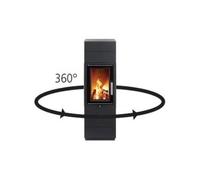 Accessoires cheminée Leda - Jeu de supports pivotants, Ø 130 mm, incl. buse pivotante