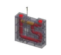 Accessoires cheminée Leda - LWS Set 1.1 avec trappe de chauffage, onze éléments