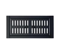 Accessoires cheminée Leda - Porte tubulaire en fonte 48/23, 2 vantaux. Section libre env. 184 cm² pour DIAMANT H20/ H13