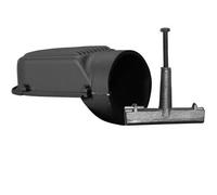 Accessoires cheminée Olsberg - Sortie horizontale en fonte, avec étrier de maintien