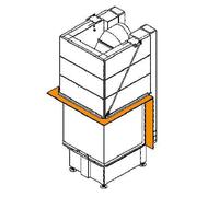 Accessoires cheminée Spartherm - Cadre pour Varia AS-3RLh Cadre 5 faces, massif en noir