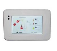 Accessoires cheminée Spartherm - S-Thermatik NEO pour Lean 3RL-70h Kit complet avec cadre d'affichage blanc