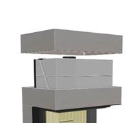 Accessoires cheminée Spartherm - SIM Varia 2L-55h Module d'extension 265 mm 3x Beton natur