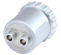 Accessoires CND UT Double connecteur 00 Détecteur de défauts à ultrasons Transducteur Sonde à double élément 0 degré 2,5 MHz/5 MHz(5P20FG30)