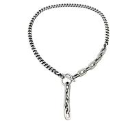 Accessoires Collier à bascule pour hommes et femmes, 925 STERLING SIRGE HIP HOP CUBAN LINK CUBAN TAR BAR TOGGLE TOGPLE Collier de tour de tour de charme à longue chaîne, verrouillage et collier clé