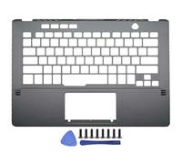 Accessoires Compatible avec ordinateur portable, coque arrière LCD, repose-paume, boîtier inférieur, Compatible avec 14 ordinateurs portables de la série GA401 GA401Q, gris et blanc(GREY C COVER)