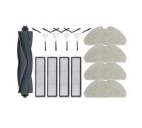 Accessoires compatibles avec Dreame Bot D10s, rouleau d'aspirateur Robot, brosse latérale principale, filtre Hepa, tampon de vadrouille, pièces de rechange(Burgundy)