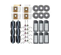 Accessoires compatibles avec l'aspirateur Ecovacs Deebot X1 Omni Turbo : brosse principale, filtre HEPA, chiffon de nettoyage, sac à poussière(Set25)