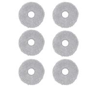 Accessoires compatibles avec l'aspirateur robot Dreame L10s Ultra : kit 5 en 1 comprenant une brosse rotative, un filtre, des sacs, une lingette de nettoyage et une brosse latérale.(6 X Mop cloth)
