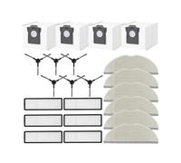 Accessoires compatibles avec l'aspirateur Robot Dreame Mova S20 Ultra / RLM71CE, pièce de Rechange, Brosse latérale Principale, Chiffon de Nettoyage, Filtre, Sac à poussière de Remplacement(Set 10)