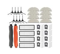 Accessoires compatibles avec l'aspirateur Robot Dreame Mova S20 Ultra / RLM71CE, pièce de Rechange, Brosse latérale Principale, Chiffon de Nettoyage, Filtre, Sac à poussière de Remplacement(Set 6)